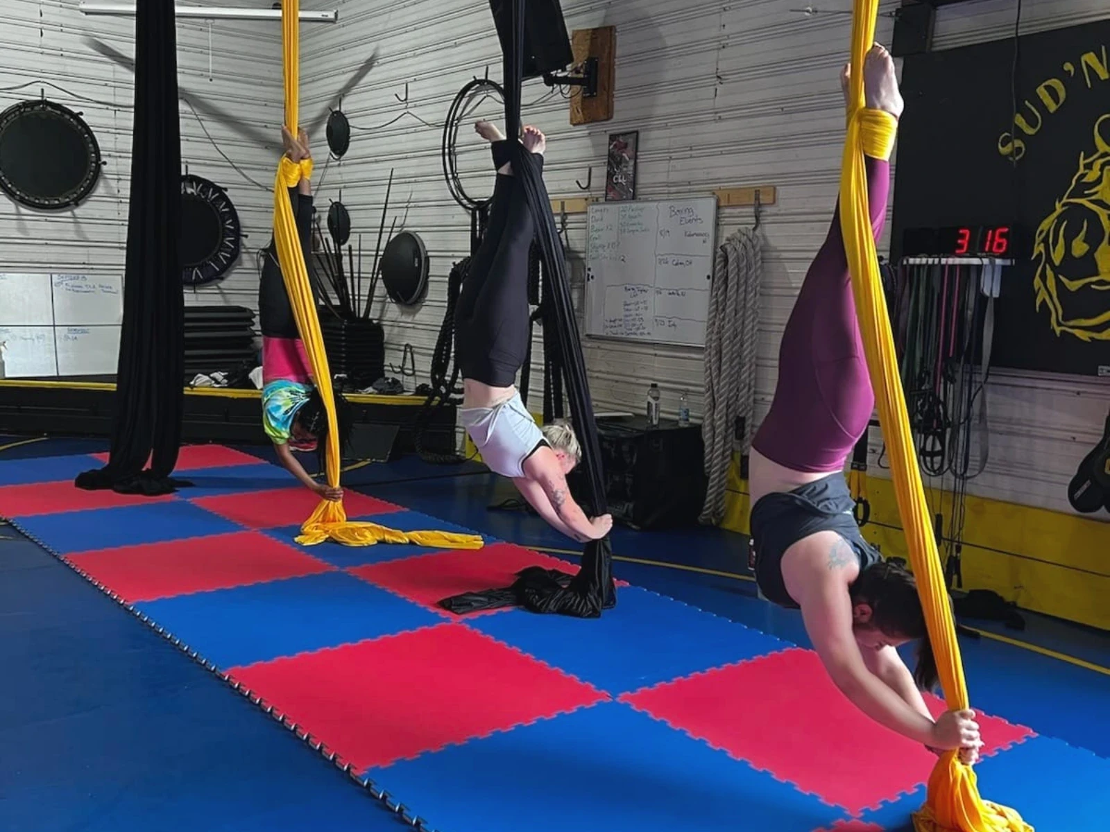 Training at Sud'n Impact Gym