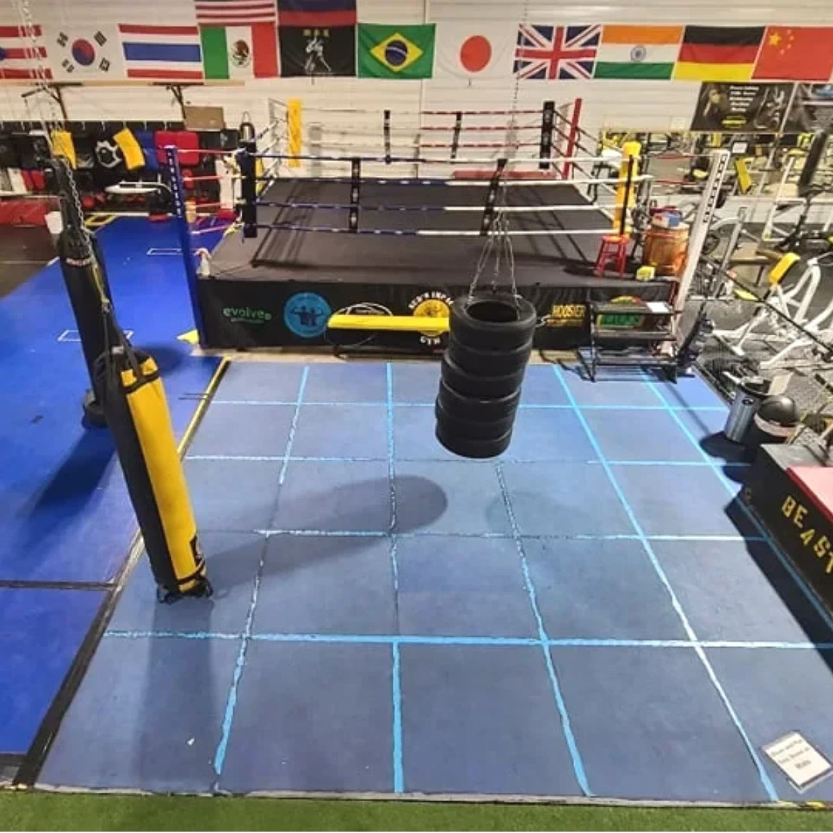 Students training at Sud'n Impact Gym