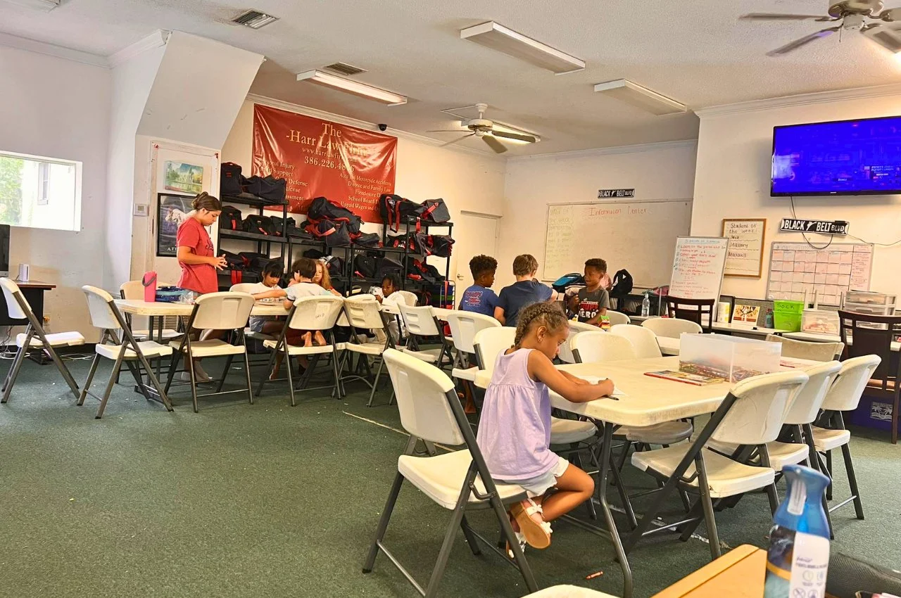 Kids enjoying a martial arts birthday party at Sud'n Impact Gym