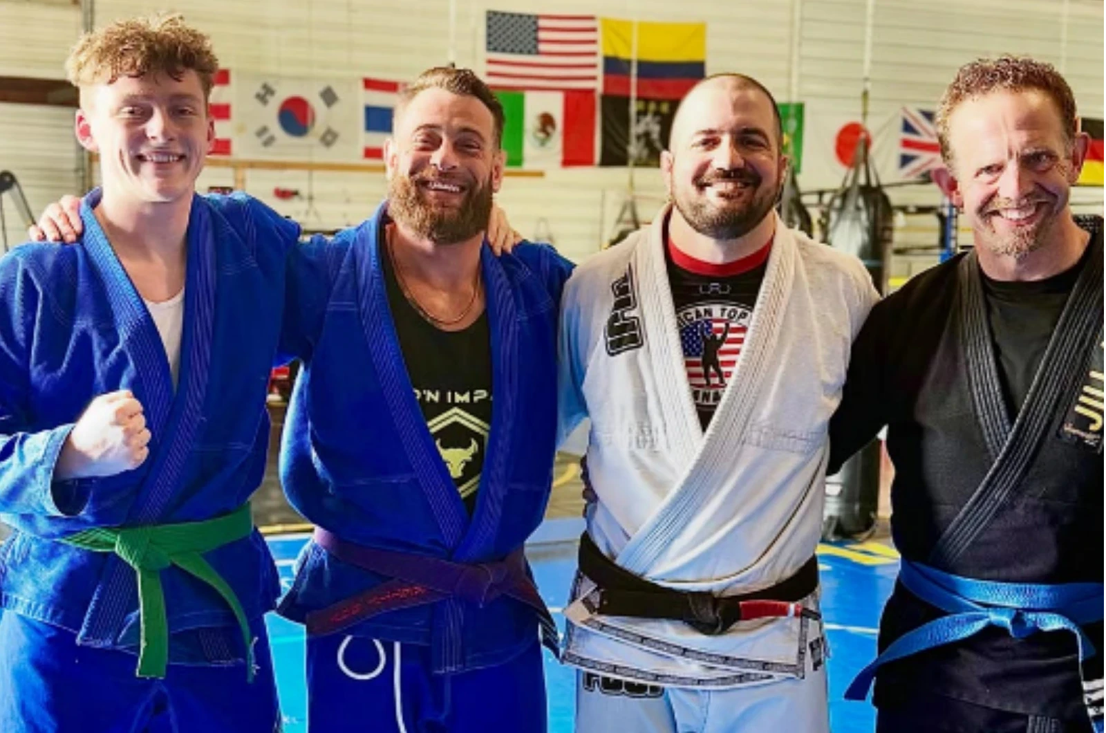 Brazilian Jiu-Jitsu class at Sud'n Impact Gym