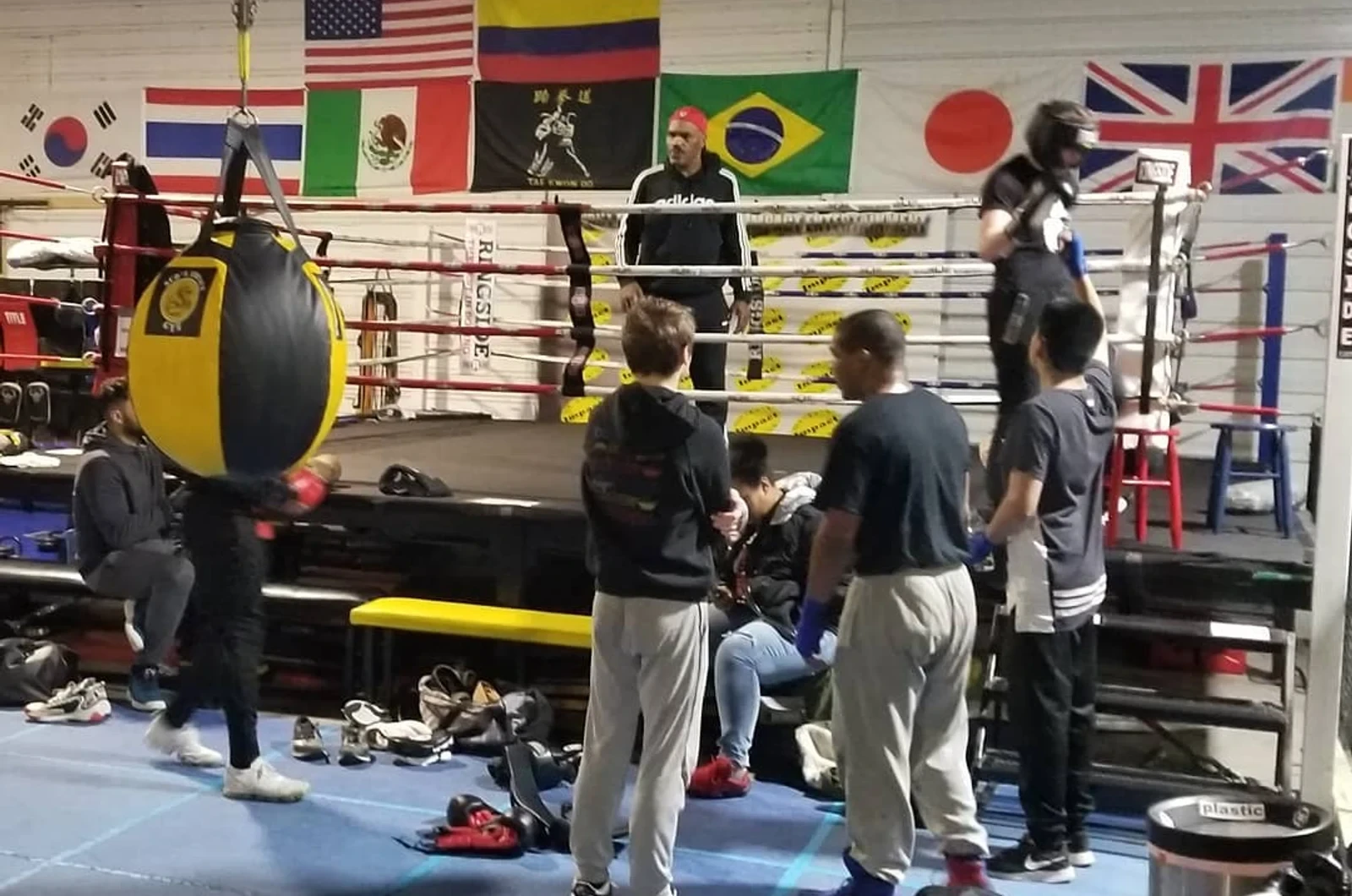 Boxing class at Sud'n Impact Gym