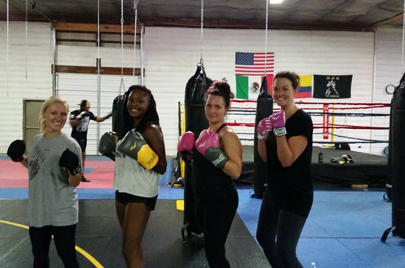 Boxing self-defense training at Sud'n Impact Gym