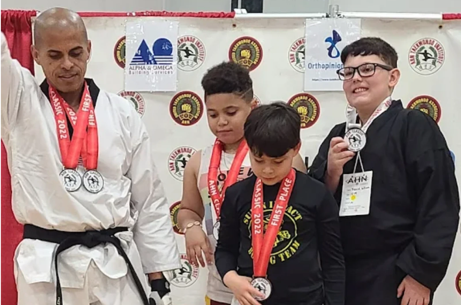 Kids martial arts class at Sud'n Impact Gym