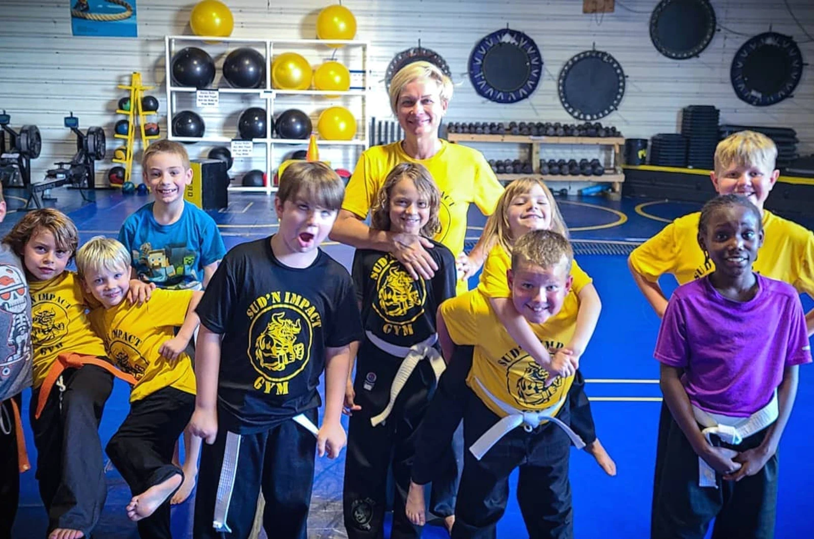 Kids martial arts discipline and focus